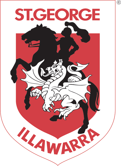 st. george illawarra dragons 1999-pres primary logo iron on transfers for clothing